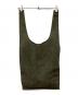 COS（コス）の古着「slouchy suede tote bag」｜グリーン