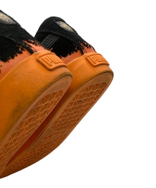 PUMA（プーマ）PUMA (プーマ) SUEDE SKATE HIROTTON ブラック×オレンジ サイズ:27.5cmの古着・服飾アイテム