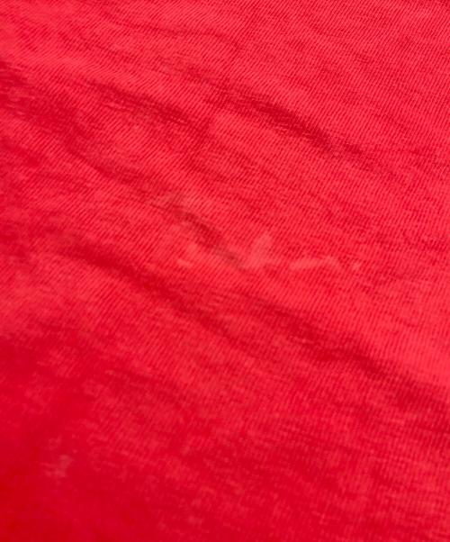 VINTAGE（ヴィンテージ）vintage (ヴィンテージ) 60s-70s ナンバリングVネックフットボールTシャツ レッド サイズ:不明の古着・服飾アイテム