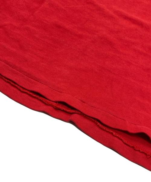 VINTAGE（ヴィンテージ）vintage (ヴィンテージ) 60s-70s ナンバリングVネックフットボールTシャツ レッド サイズ:不明の古着・服飾アイテム