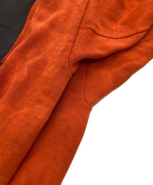 USED（ユーズド）USED (ユーズド) フットボールTシャツ オレンジ サイズ:ーの古着・服飾アイテム