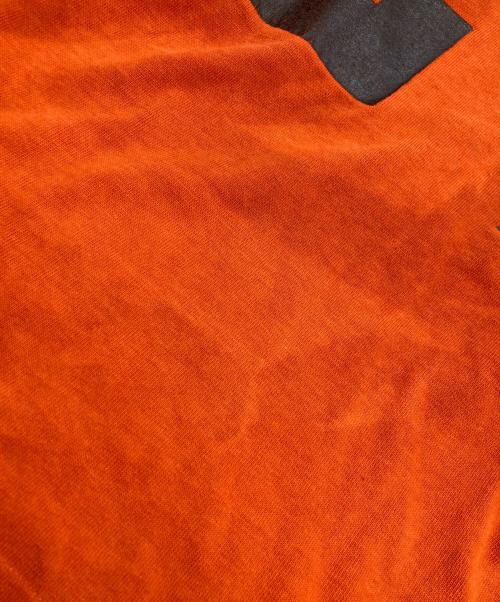 USED（ユーズド）USED (ユーズド) フットボールTシャツ オレンジ サイズ:ーの古着・服飾アイテム