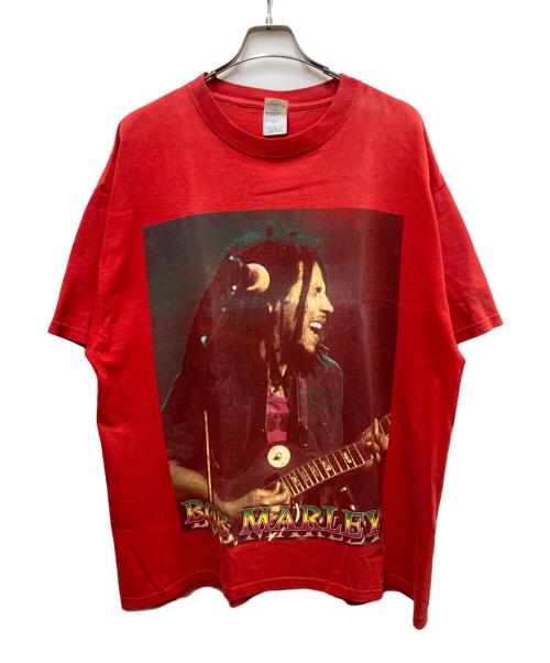 BOB MARLEY（ボブ・マーリィ）BOB MARLEY (ボブ・マーリィ) アーティストプリントTシャツ レッド サイズ:XLの古着・服飾アイテム
