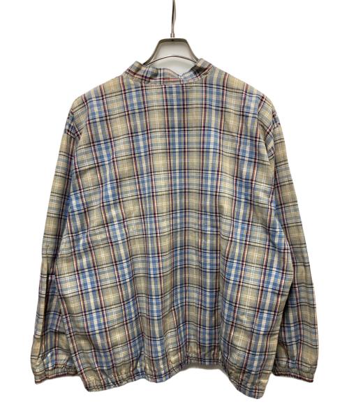 KAREN SCOTT（カレンスコット）KAREN SCOTT (カレンスコット) マドラスチェックブルゾン ベージュ サイズ:Lの古着・服飾アイテム