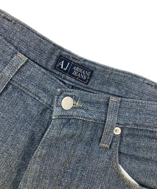 ARMANI JEANS（アルマーニジーンズ）ARMANI JEANS (アルマーニジーンズ) サイドラインデニムパンツ インディゴ サイズ:31の古着・服飾アイテム