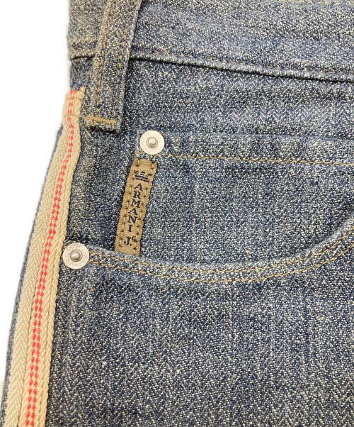 ARMANI JEANS（アルマーニジーンズ）ARMANI JEANS (アルマーニジーンズ) サイドラインデニムパンツ インディゴ サイズ:31の古着・服飾アイテム