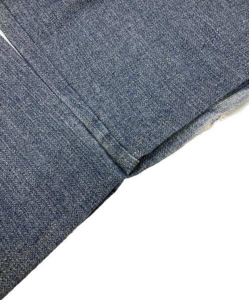 ARMANI JEANS（アルマーニジーンズ）ARMANI JEANS (アルマーニジーンズ) サイドラインデニムパンツ インディゴ サイズ:31の古着・服飾アイテム