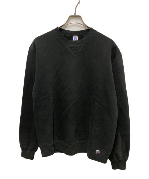RUSSELL ATHLETIC（ラッセルアスレチック）RUSSELL ATHLETIC (ラッセルアスレチック) 前Vスウェット ブラック サイズ:Mの古着・服飾アイテム