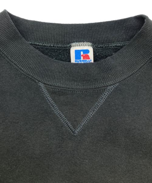 RUSSELL ATHLETIC（ラッセルアスレチック）RUSSELL ATHLETIC (ラッセルアスレチック) 前Vスウェット ブラック サイズ:Mの古着・服飾アイテム