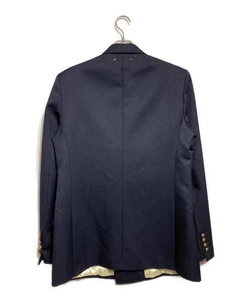 GOLDEN GOOSE（ゴールデングース）GOLDEN GOOSE (ゴールデングース) ヴァージンウールギャバディンブレザー ネイビー サイズ:48の古着・服飾アイテム
