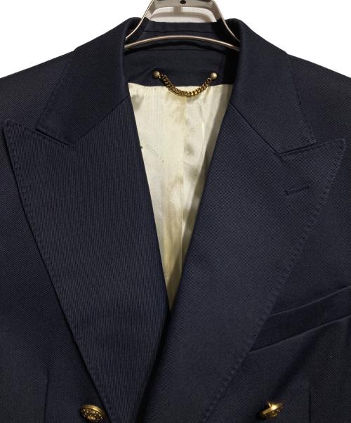 GOLDEN GOOSE（ゴールデングース）GOLDEN GOOSE (ゴールデングース) ヴァージンウールギャバディンブレザー ネイビー サイズ:48の古着・服飾アイテム