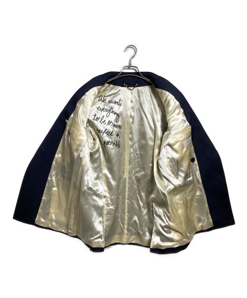 GOLDEN GOOSE（ゴールデングース）GOLDEN GOOSE (ゴールデングース) ヴァージンウールギャバディンブレザー ネイビー サイズ:48の古着・服飾アイテム