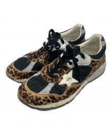 GOLDEN GOOSE（ゴールデングース）の古着「RUNNING DAD レオパードスニーカー」｜ブラウン×ブラック