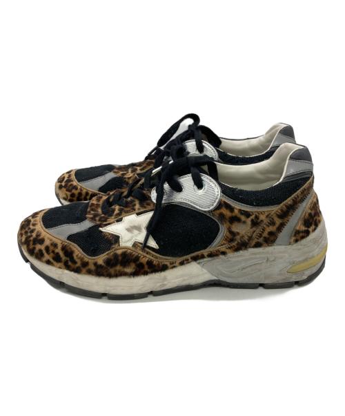 GOLDEN GOOSE（ゴールデングース）GOLDEN GOOSE (ゴールデングース) RUNNING DAD レオパードスニーカー ブラウン×ブラック サイズ:43 (約26.5cm〜27.5cm )の古着・服飾アイテム