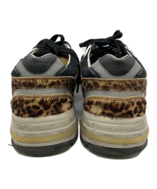 GOLDEN GOOSE（ゴールデングース）GOLDEN GOOSE (ゴールデングース) RUNNING DAD レオパードスニーカー ブラウン×ブラック サイズ:43 (約26.5cm〜27.5cm )の古着・服飾アイテム
