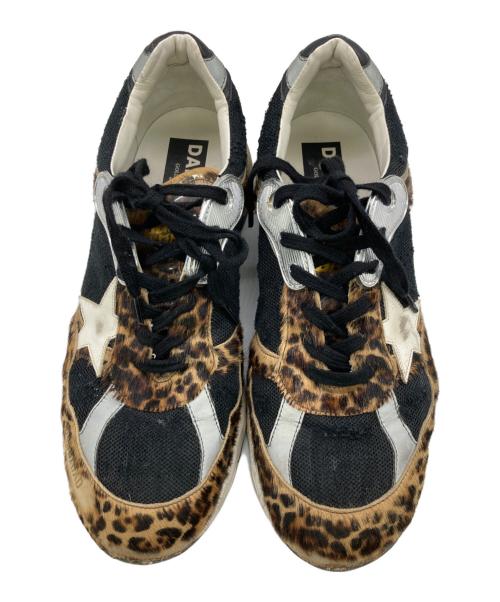 GOLDEN GOOSE（ゴールデングース）GOLDEN GOOSE (ゴールデングース) RUNNING DAD レオパードスニーカー ブラウン×ブラック サイズ:43 (約26.5cm〜27.5cm )の古着・服飾アイテム