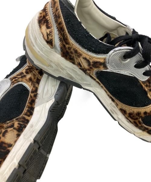 GOLDEN GOOSE（ゴールデングース）GOLDEN GOOSE (ゴールデングース) RUNNING DAD レオパードスニーカー ブラウン×ブラック サイズ:43 (約26.5cm〜27.5cm )の古着・服飾アイテム