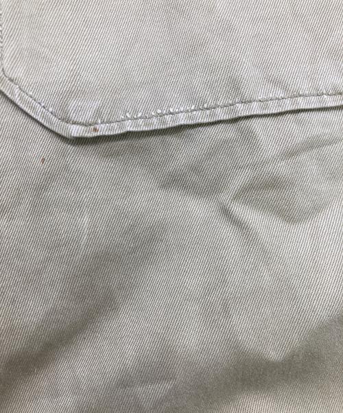 USED（ユーズド）USED (ユーズド) コットンワークシャツ ベージュ サイズ:14の古着・服飾アイテム