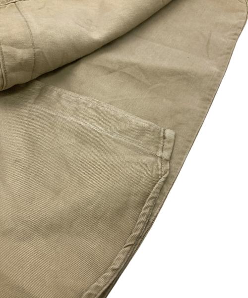 USED（ユーズド）USED (ユーズド) コットンワークシャツ ベージュ サイズ:14の古着・服飾アイテム