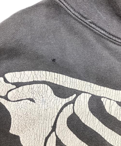 SAINT MICHAEL（セントマイケル）SAINT MICHAEL (セントマイケル) BONE HOODIE グレー サイズ:XLの古着・服飾アイテム