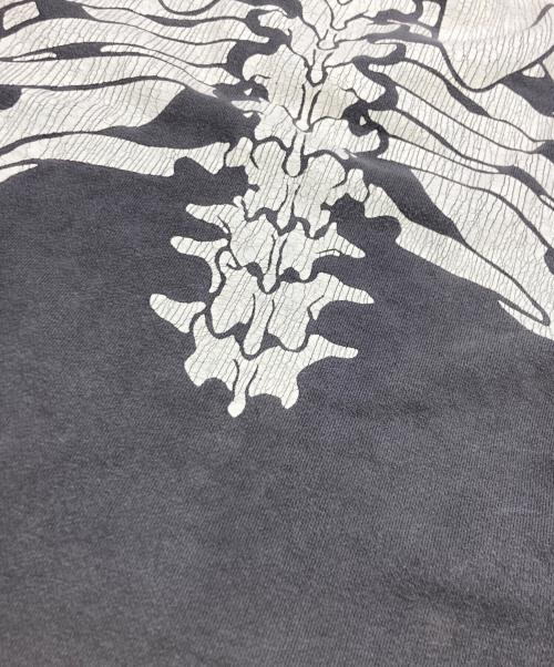 SAINT MICHAEL（セントマイケル）SAINT MICHAEL (セントマイケル) BONE HOODIE グレー サイズ:XLの古着・服飾アイテム