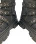 中古・古着 Hysteric Glamour (ヒステリックグラマー) EYELET BELT コンバットスニーカー ブラック サイズ:25cm：22000円