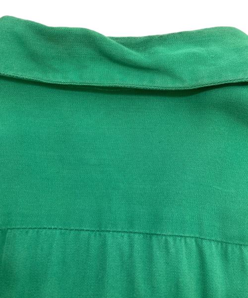 ACO（アコ）ACO (アコ) 50s レーヨンギャバボーリングシャツ グリーン サイズ:Sの古着・服飾アイテム