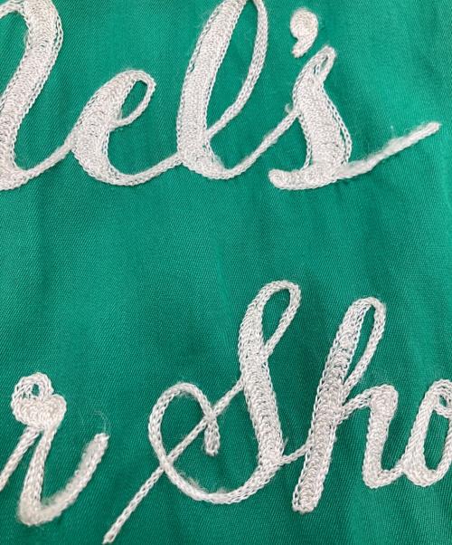 ACO（アコ）ACO (アコ) 50s レーヨンギャバボーリングシャツ グリーン サイズ:Sの古着・服飾アイテム