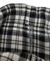 中古・古着 ROBE DE CHAMBRE COMME DES GARCONS (ローブドシャンブル コムデギャルソン) チェックスカート/Plaid skirt ブラック×ホワイト サイズ:－：10000円