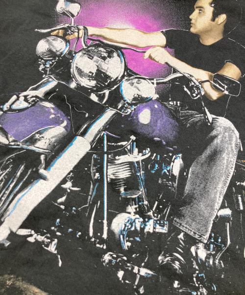 ELVIS PRESLEY（エルビスプレスリー）ELVIS PRESLEY (エルビスプレスリー) 90s AMERICAN ClassicプリントTシャツ ブラック サイズ:Ｌの古着・服飾アイテム