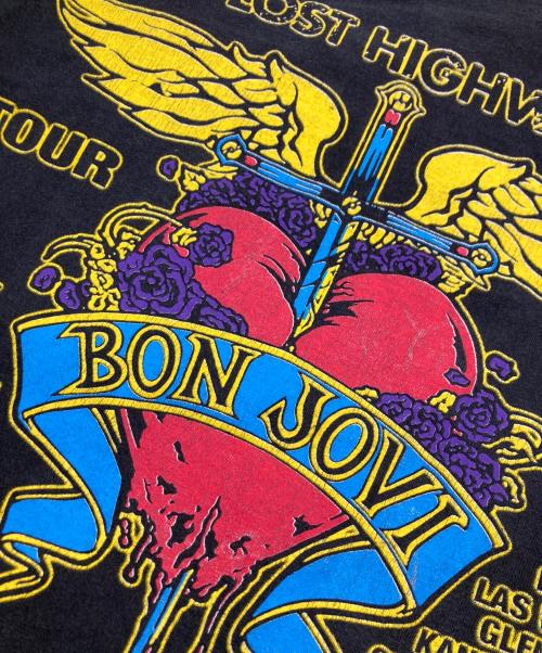 BON JOVI（ボンジョビ）BON JOVI (ボンジョビ) 00s Lost Highway ツアーTシャツ ブラック サイズ:Lの古着・服飾アイテム