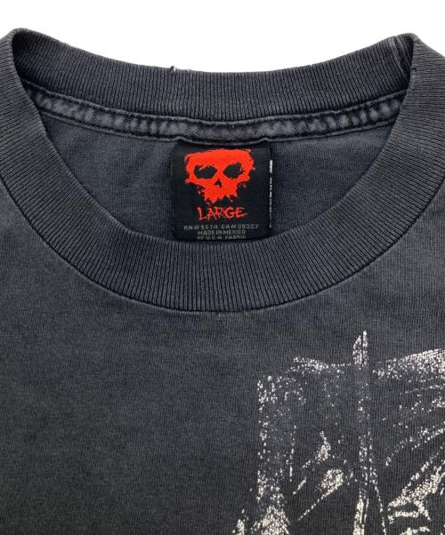 zero skateboards（ゼロスケートボード）zero skateboards (ゼロスケートボード) 00s スカルハンドTシャツ ブラック サイズ:Lの古着・服飾アイテム