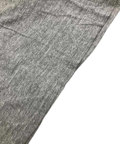USED（ユーズド）USED (ユーズド) 染み込みカレッジプリントリンガーTシャツ グレー サイズ:不明（実寸サイズ参照）の古着・服飾アイテム