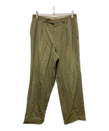 corbin（コービン）の古着「2タックスラックス」｜グリーン