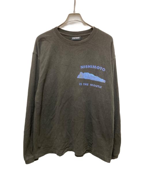 NISHIMOTO IS THE MOUTH（ニシモトイズザマウス）NISHIMOTO IS THE MOUTH (ニシモトイズザマウス) ALL HAIL NISHIMOTO プリントスウェット ブラック サイズ:Lの古着・服飾アイテム