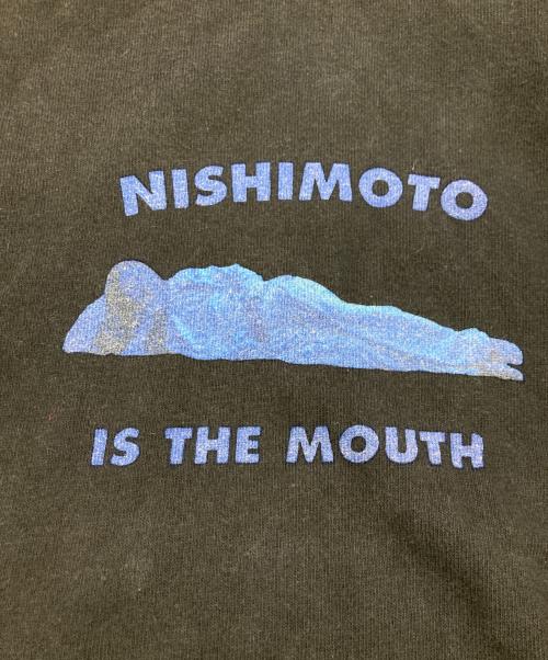 NISHIMOTO IS THE MOUTH（ニシモトイズザマウス）NISHIMOTO IS THE MOUTH (ニシモトイズザマウス) ALL HAIL NISHIMOTO プリントスウェット ブラック サイズ:Lの古着・服飾アイテム