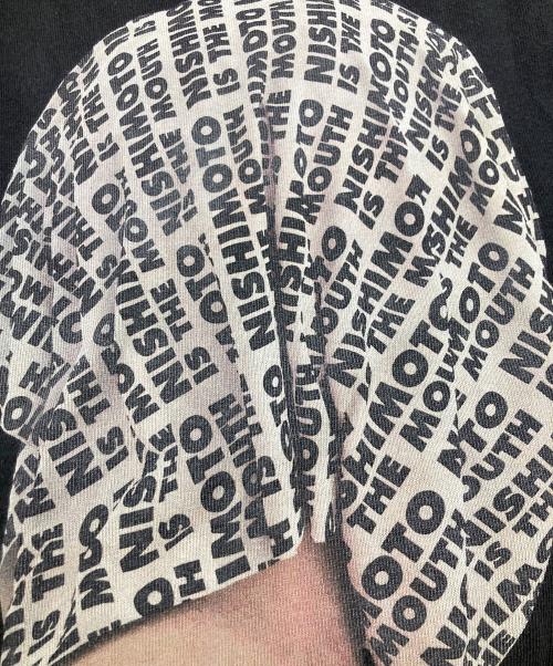 NISHIMOTO IS THE MOUTH（ニシモトイズザマウス）NISHIMOTO IS THE MOUTH (ニシモトイズザマウス) BELIEVER FC S/S TEE ブラック サイズ:Lの古着・服飾アイテム