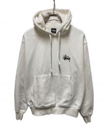 stussy（ステューシー）の古着「Basic Stüssy Hoodie」｜ホワイト