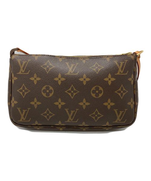LOUIS VUITTON（ルイ ヴィトン）LOUIS VUITTON (ルイ ヴィトン) ハンドポーチ ブラウンの古着・服飾アイテム
