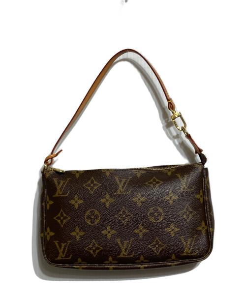 LOUIS VUITTON（ルイ ヴィトン）LOUIS VUITTON (ルイ ヴィトン) ハンドポーチ ブラウンの古着・服飾アイテム