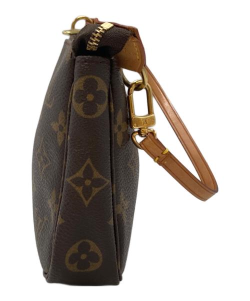 LOUIS VUITTON（ルイ ヴィトン）LOUIS VUITTON (ルイ ヴィトン) ハンドポーチ ブラウンの古着・服飾アイテム
