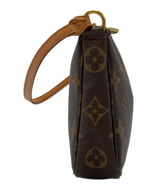 LOUIS VUITTON（ルイ ヴィトン）LOUIS VUITTON (ルイ ヴィトン) ハンドポーチ ブラウンの古着・服飾アイテム