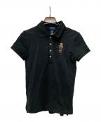 POLO RALPH LAURENポロ・ラルフローレン）の古着「ポロベアーポロシャツ」｜ブラック