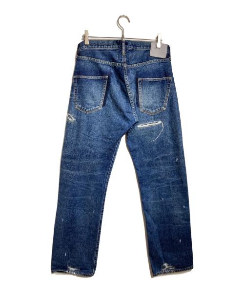 eYe COMME des GARCONS JUNYAWATANABE MAN（アイ コム デ ギャルソン ジュンヤ ワタナベ マン）eYe COMME des GARCONS JUNYAWATANABE MAN New Manual (ニュー・マニュアル) 綿セルヴィッチデニム製品加工デニムパンツ/Distressed denim pants インディゴ サイズ:Mの古着・服飾アイテム
