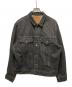 LEVI'S（リーバイス）の古着「80s先染めデニムジャケット」｜ブラック