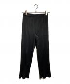 PLEATS PLEASEプリーツプリーズ）の古着「BASICS プリーツパンツ/Pleated pants」｜ブラック