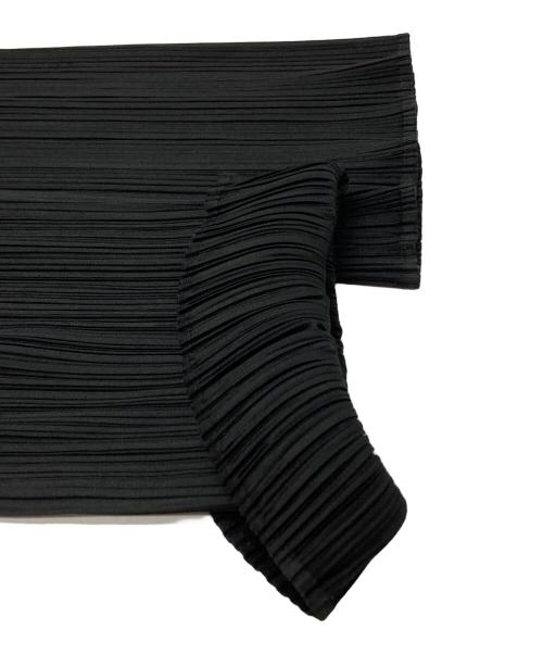 PLEATS PLEASE（プリーツプリーズ）PLEATS PLEASE (プリーツプリーズ) BASICS プリーツパンツ/Pleated pants ブラック サイズ:2の古着・服飾アイテム
