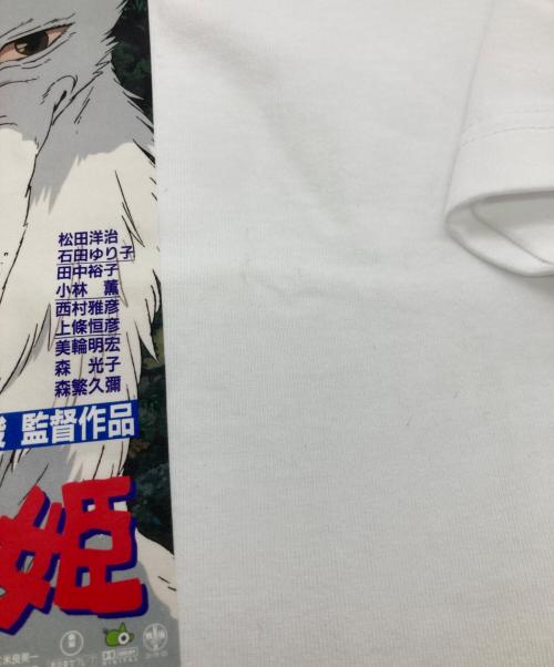 もののけ姫（モノノケヒメ）もののけ姫 (モノノケヒメ) ムービープリントtシャツ ホワイト サイズ:	SIZE XLの古着・服飾アイテム