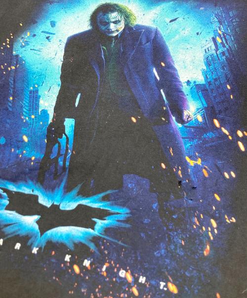 THE DARK KNIGHT（ダークナイト）THE DARK KNIGHT (ダークナイト) 00s ムービーTシャツ ブラック サイズ:Lの古着・服飾アイテム