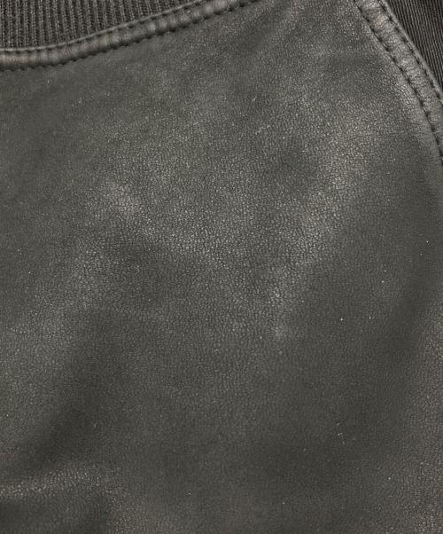 RICK OWENS（リックオウエンス）RICK OWENS (リックオウエンス) Cropped Flight Bomber Jacket/クロップド フライトボンバージャケット ブラック サイズ:Sの古着・服飾アイテム